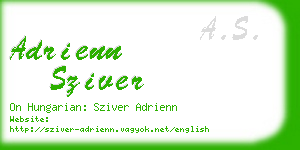 adrienn sziver business card